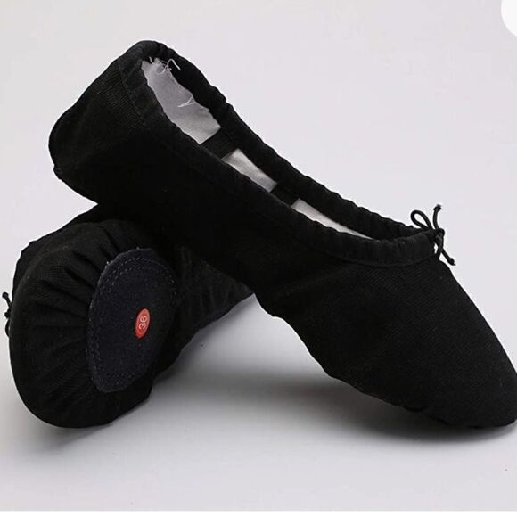 MissFiona Canvas Ballet Slippers 2 pair - Picture 2 of 7